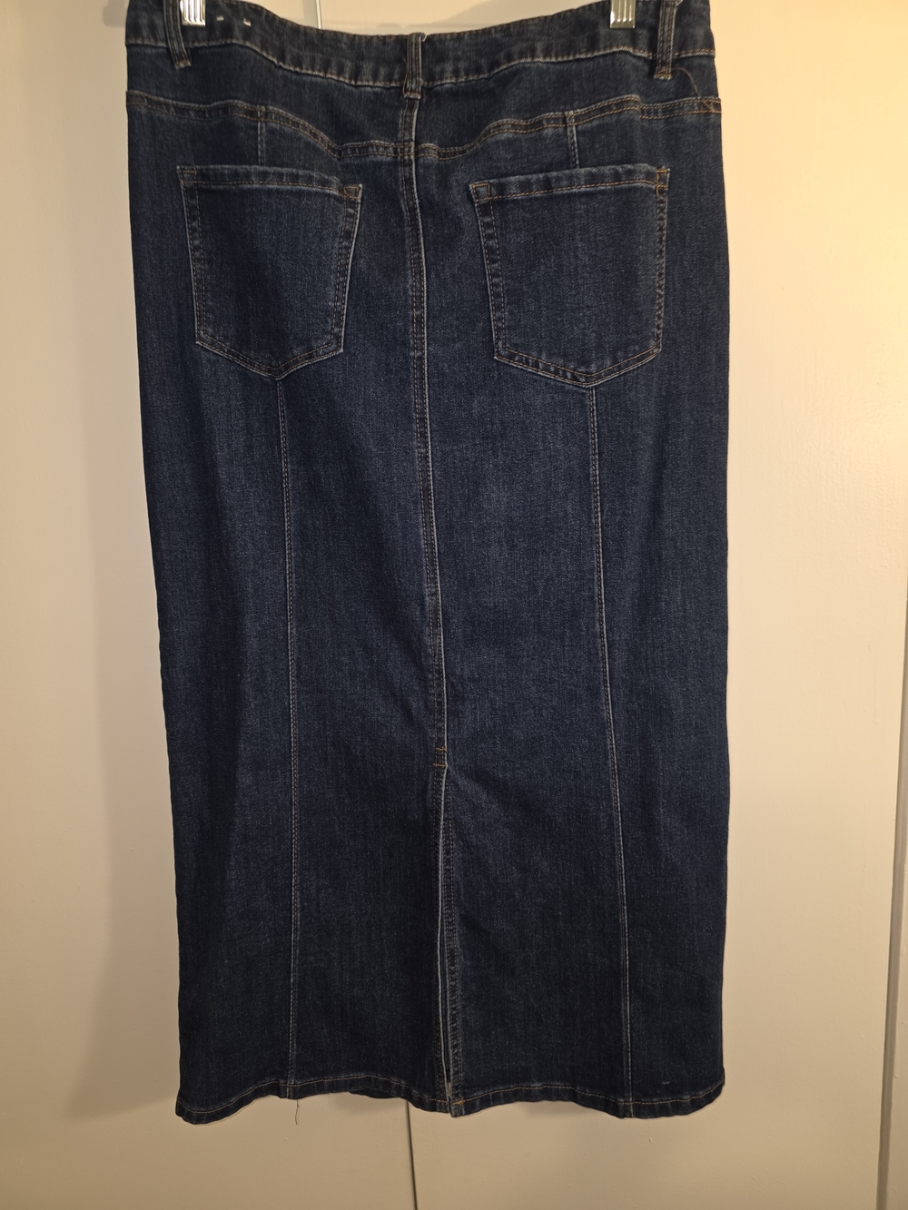Rachel Zoe Dark Blue Denim Maxi Skirt - Picture 3 of 3